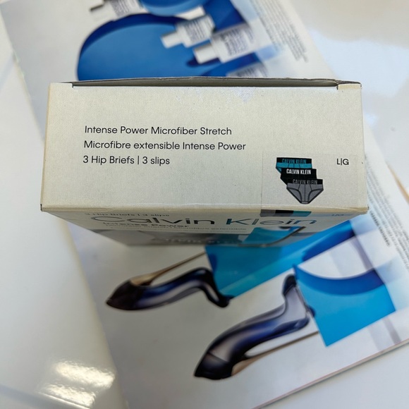 Calvin Klein Intense Power Men Microfiber Stretch Hip Brief 3-Pack L color - Picture 6 of 16